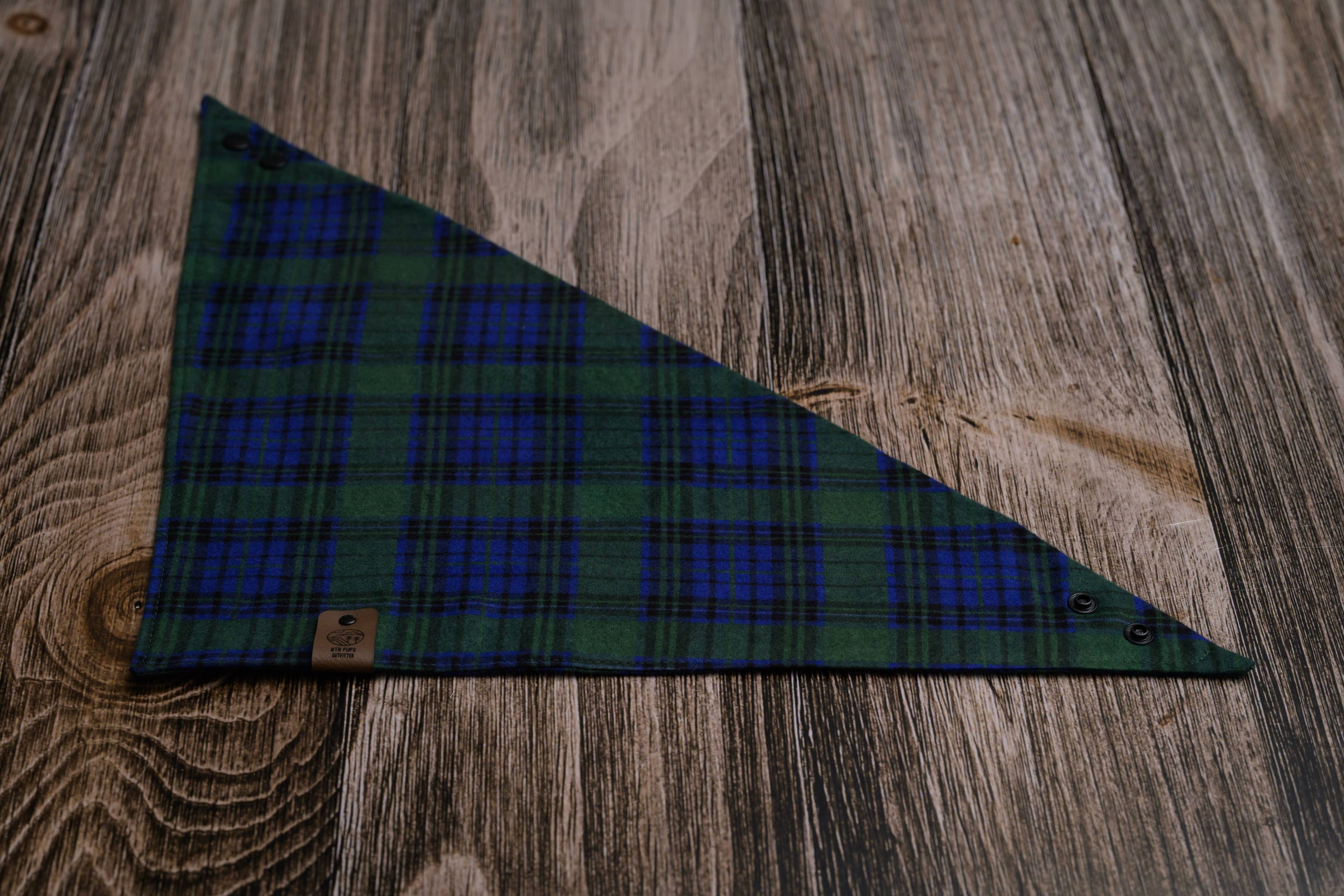 Donner Pass Plaid Dog Bandana