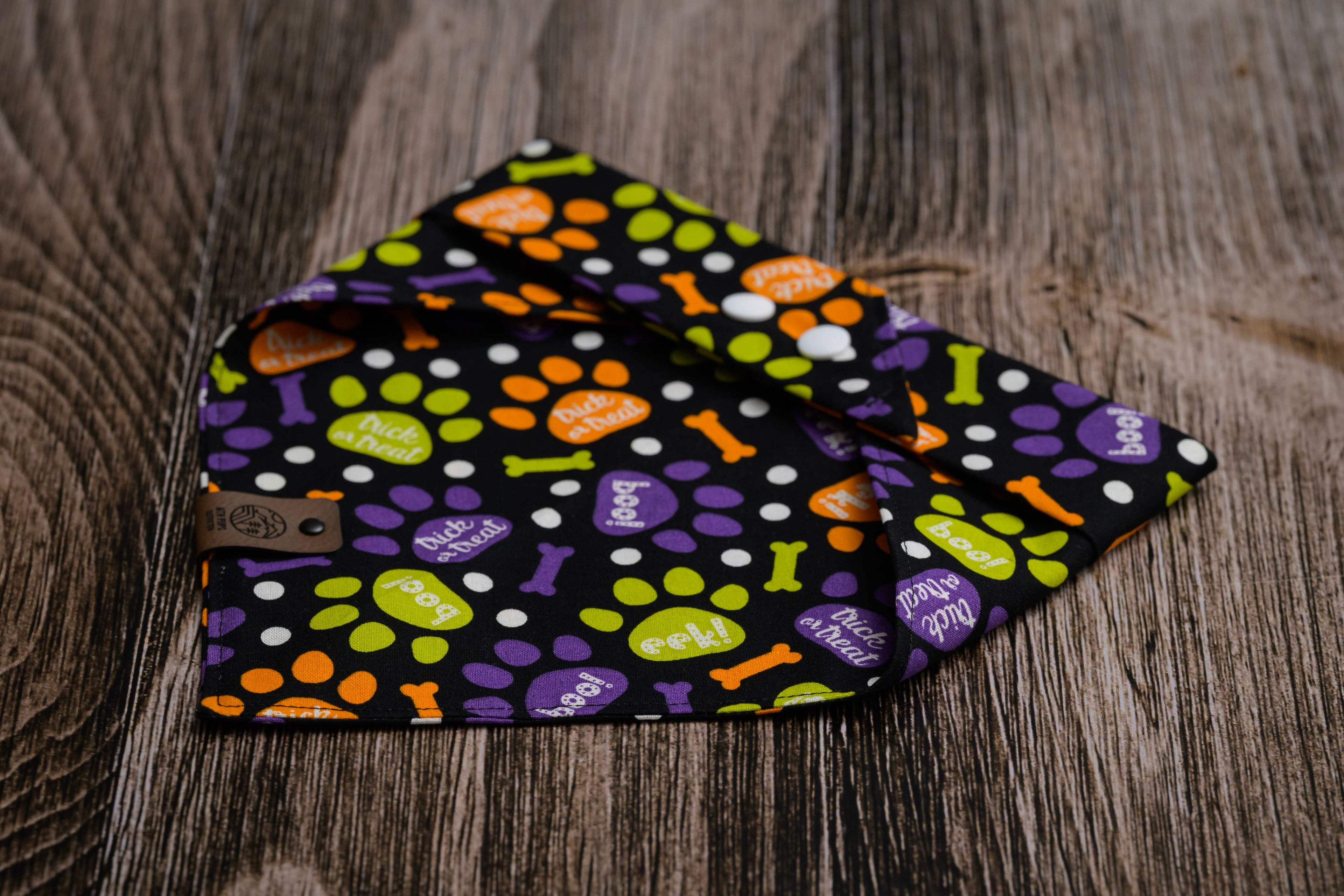 No Tricks, Just Treats Dog Bandana