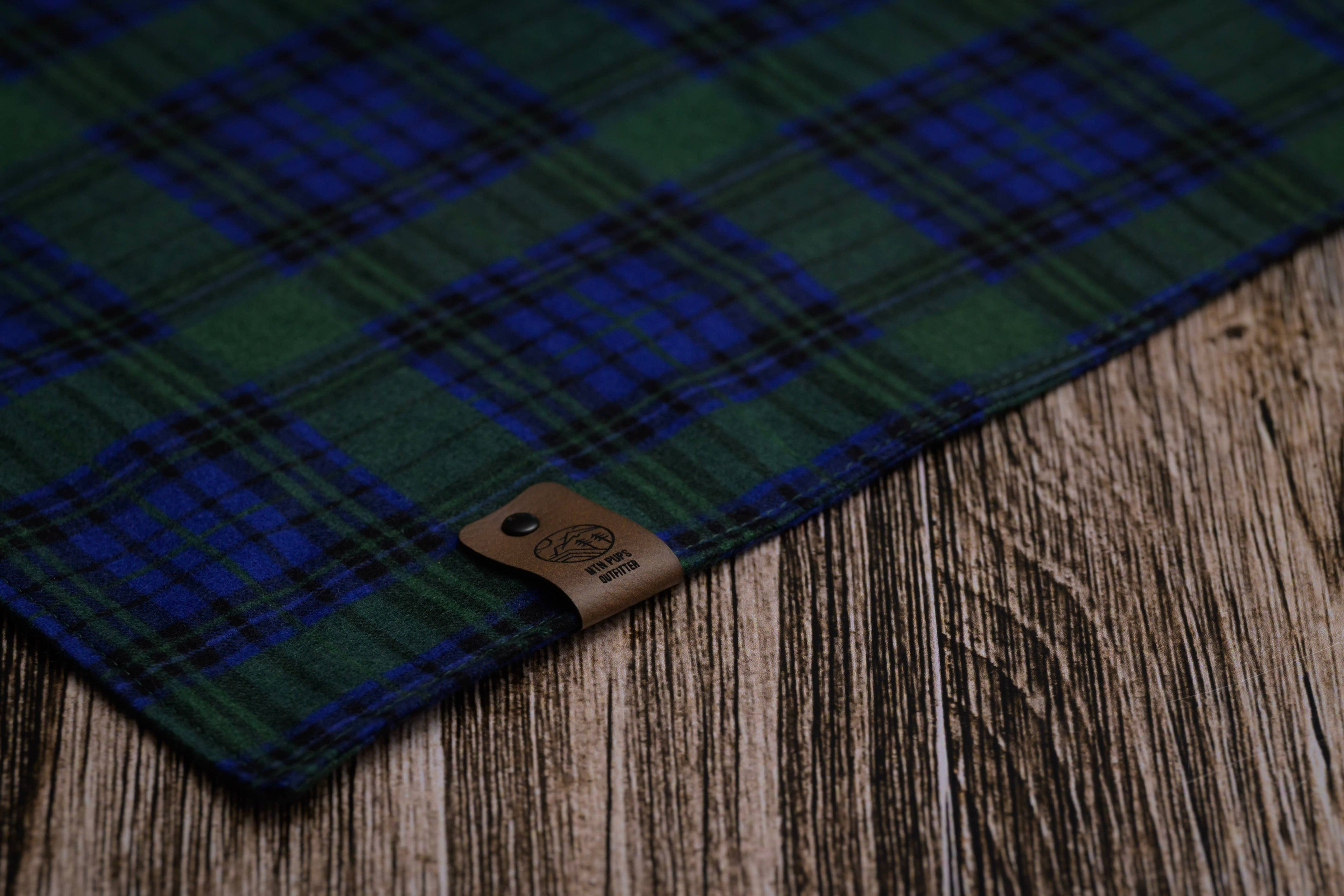 Donner Pass Plaid Dog Bandana