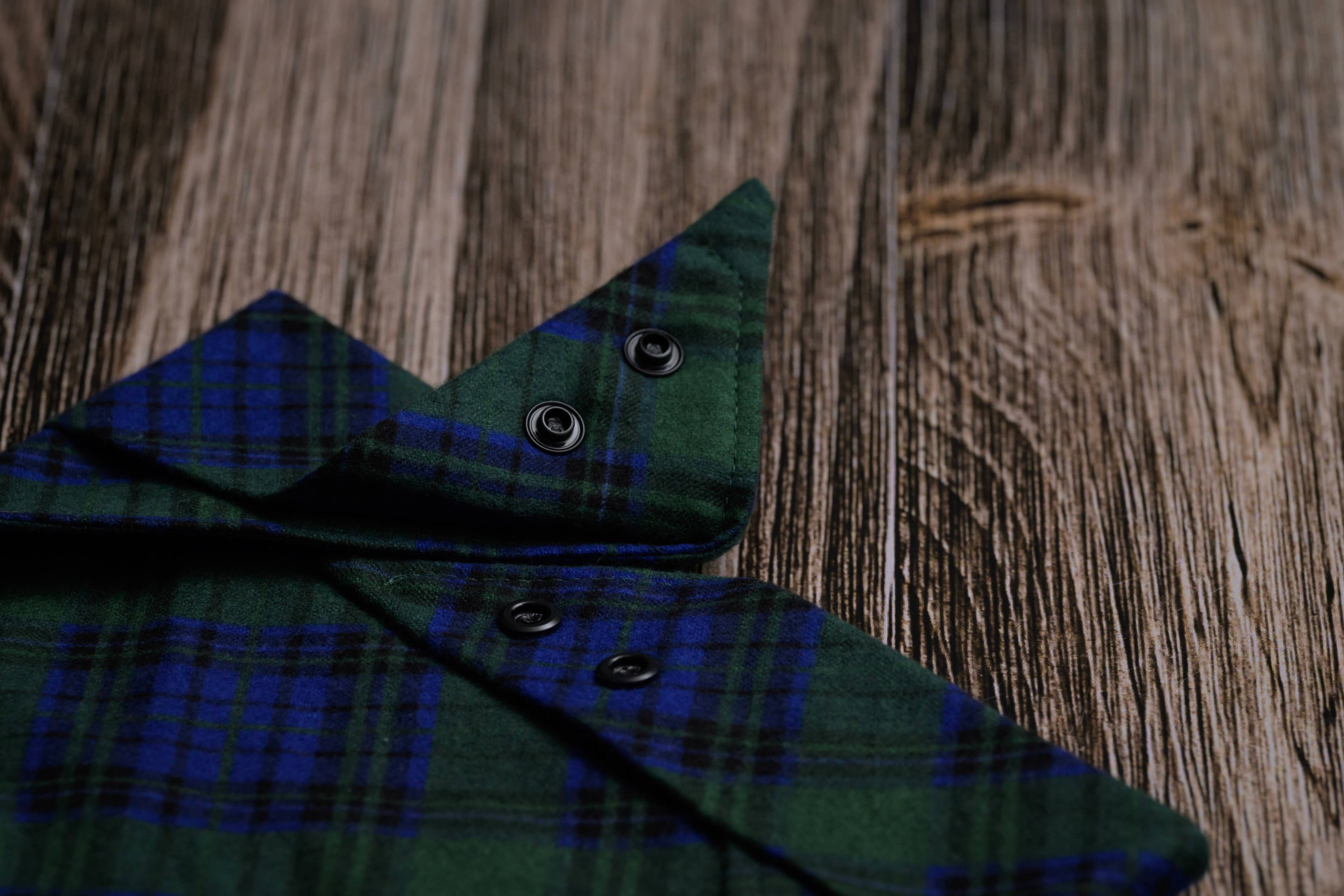 Donner Pass Plaid Dog Bandana