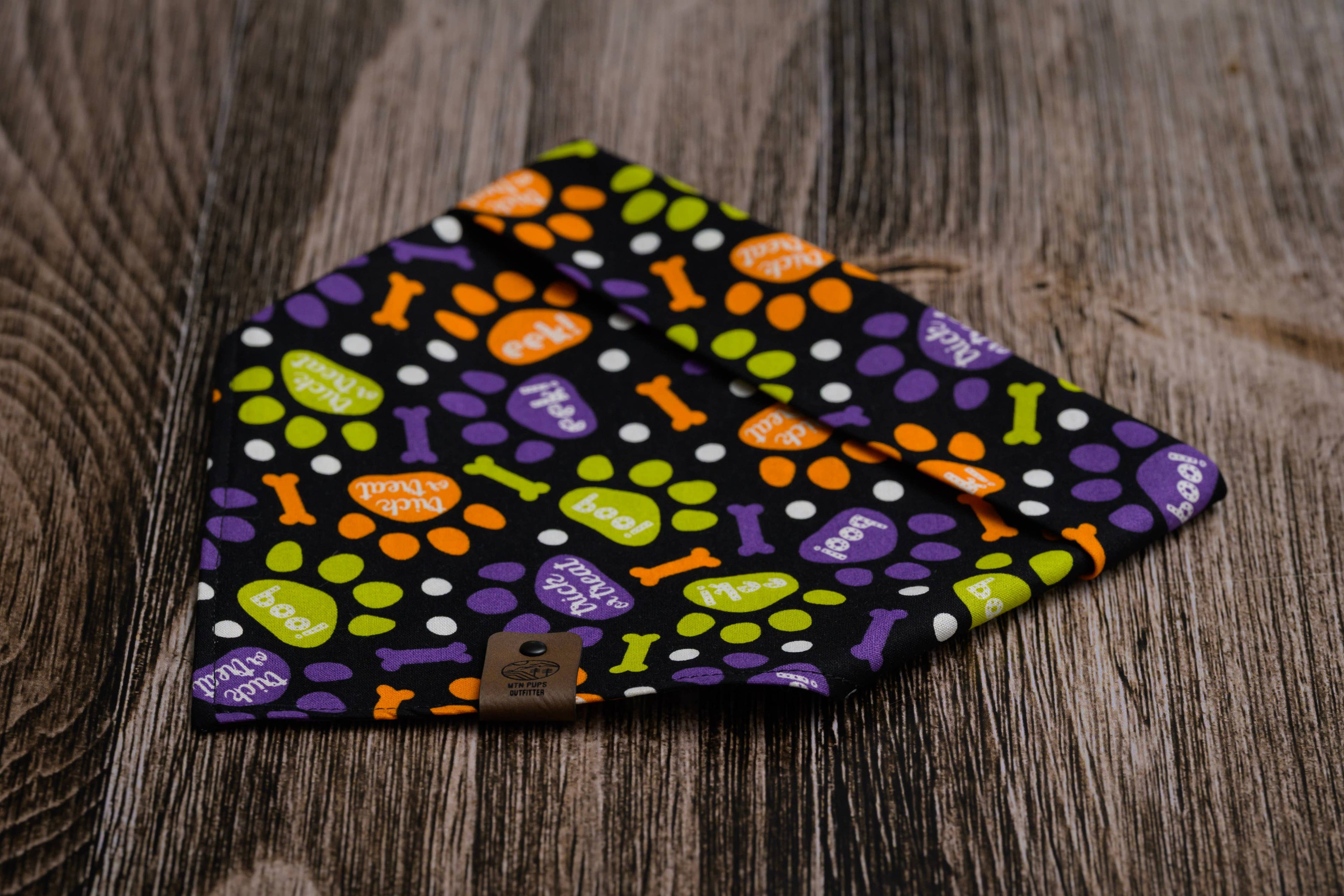 No Tricks, Just Treats Dog Bandana