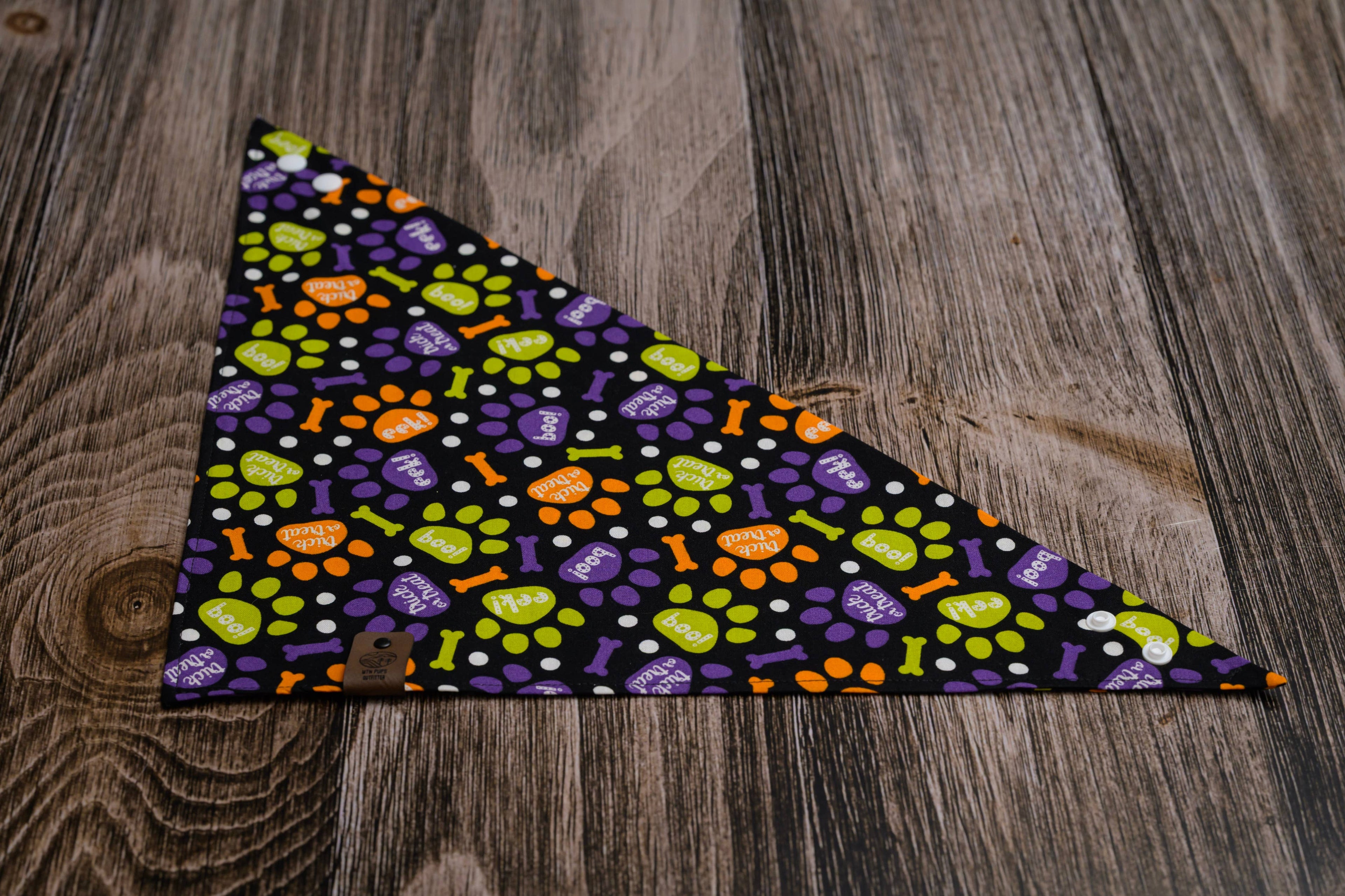 No Tricks, Just Treats Dog Bandana