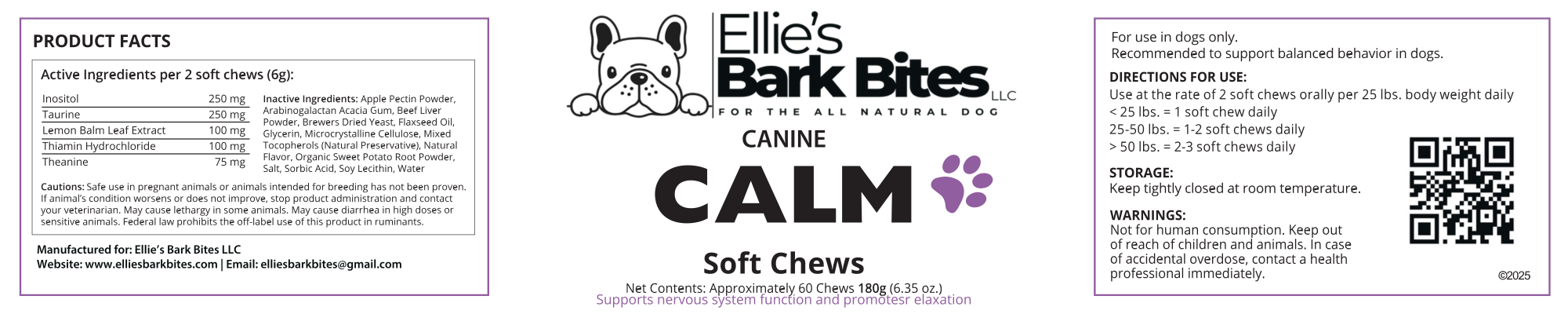 πΎ CANINE CALM β Soft Chews for Dogs π€