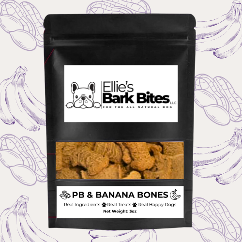 🥜PB & Banana Bite🍌All Natural Dog Treats