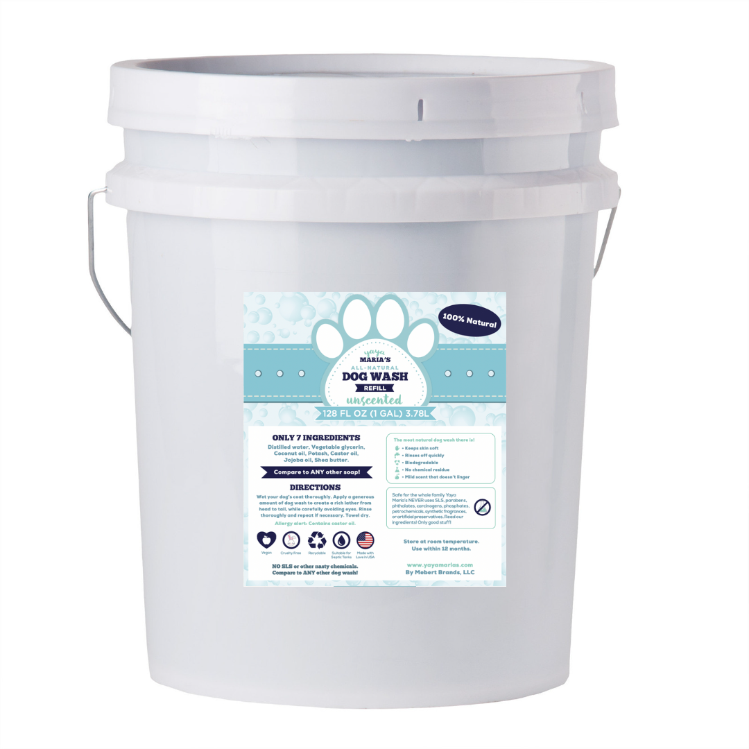 Natural Dog Wash 5 Gal Bulk Refill