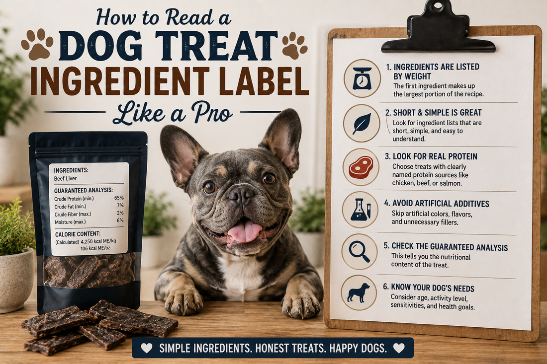 How to Read a Dog Treat Ingredient Label Like a Pro