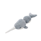 Narwhal Jointed Shake Play Dog Toy