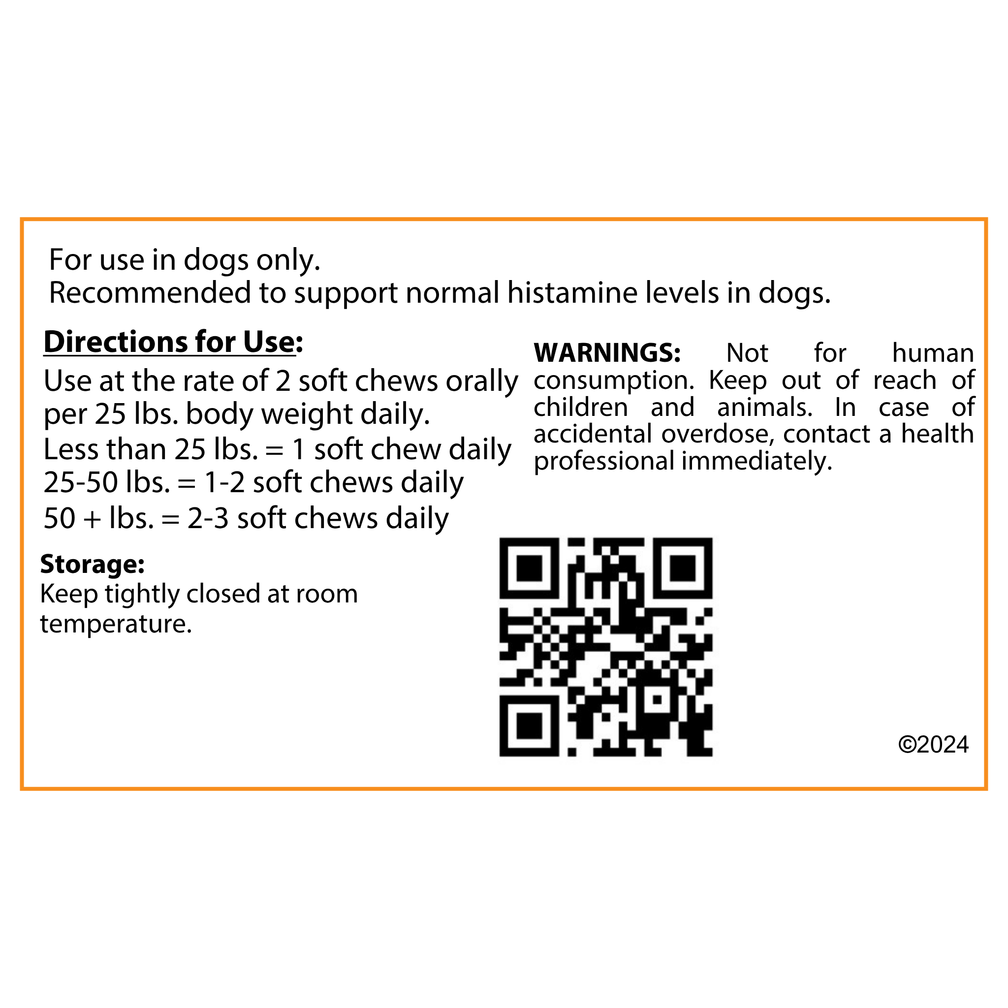Canine ALLERGY Soft Chews