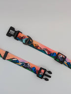 ⛰️ Handcrafted Sunrise Peaks Dog Collar 🐾