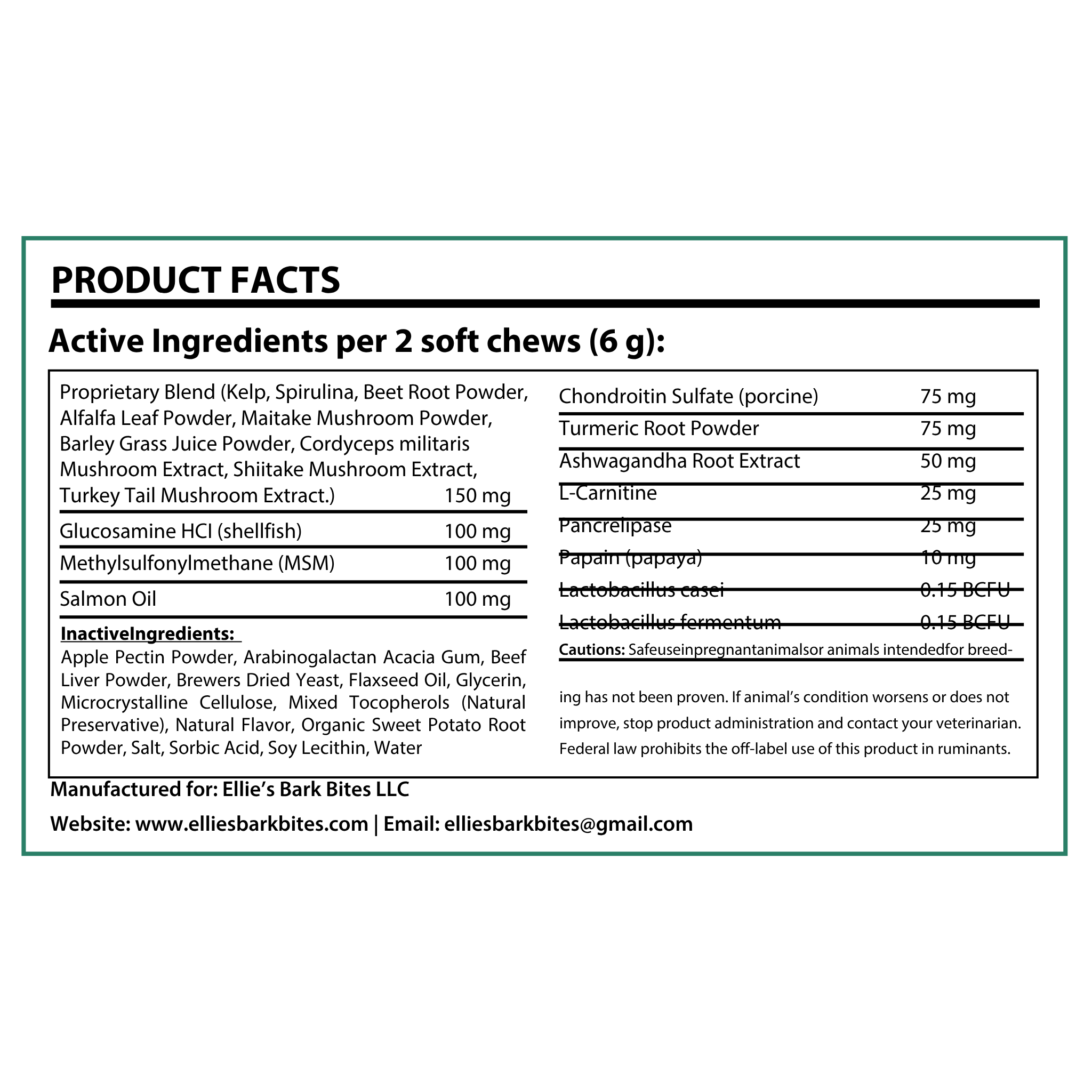 Canine MULTI-VITAMIN Soft Chews