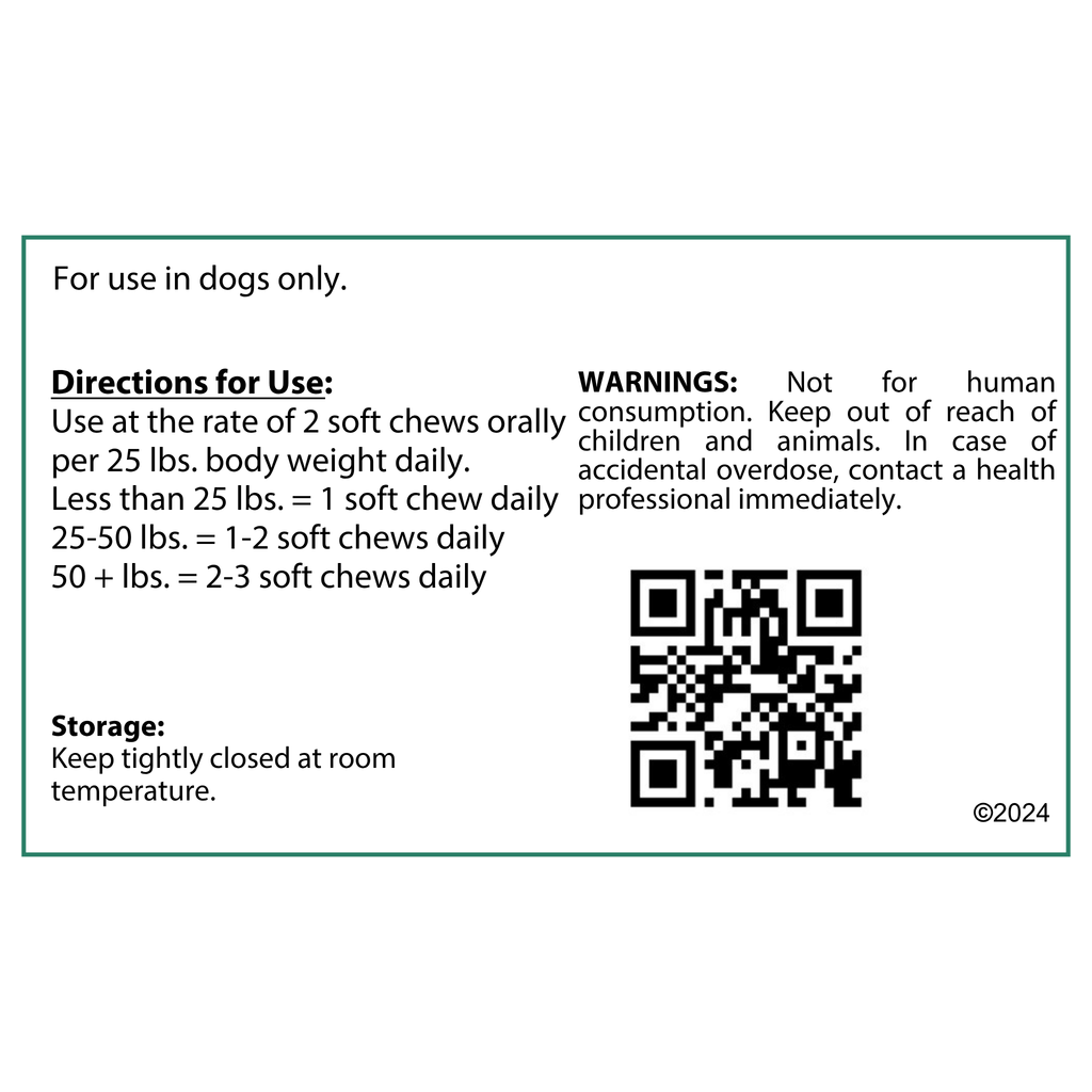 Canine MULTI-VITAMIN Soft Chews