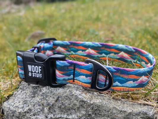 ⛰️ Handcrafted Twilight Dog Collar 🐾