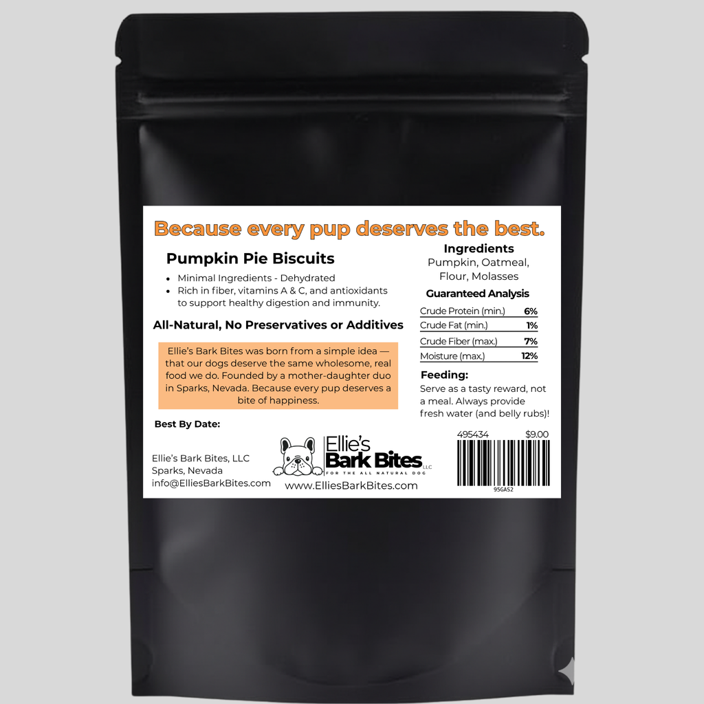 🎃 Pumpkin Pie 🥧All Natural Dog Treats