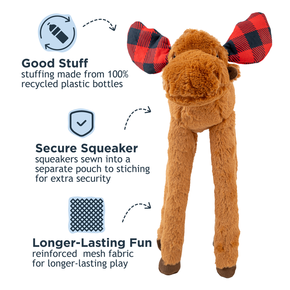 Moose Rope Body Dog Toy