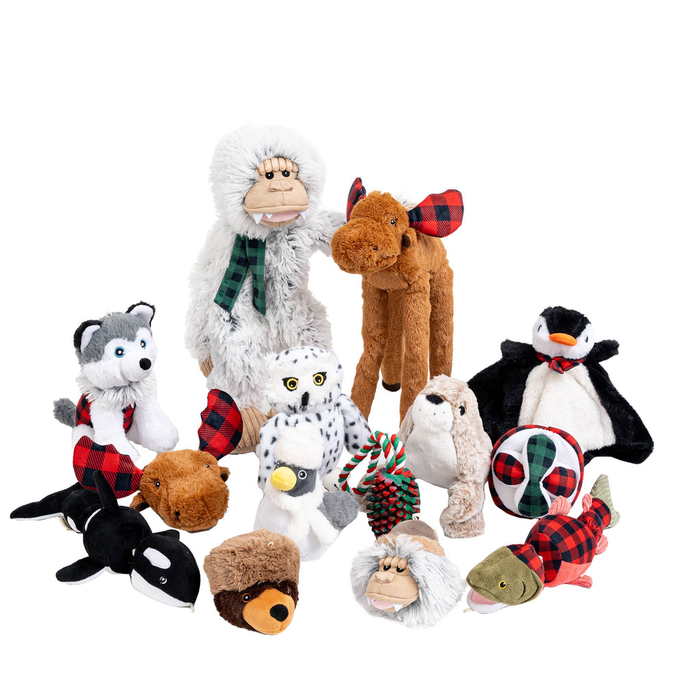 Orca Jointed Shake Play Dog Toy
