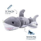 Tall Tails Shark Jointed Shake Play Dog Toy