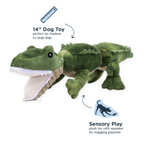 Tall Tails Gator Jointed Shake Play Dog Toy