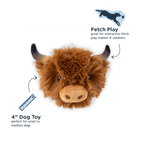 2-in-1 Fetch Ball Dog Toy