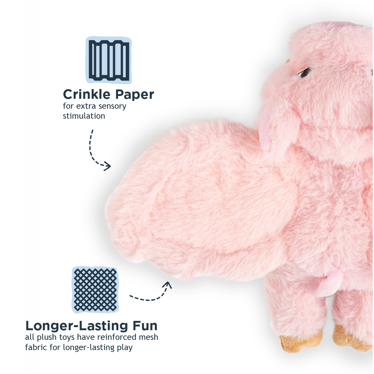 Pig Fling and Fetch Toy For Dogs