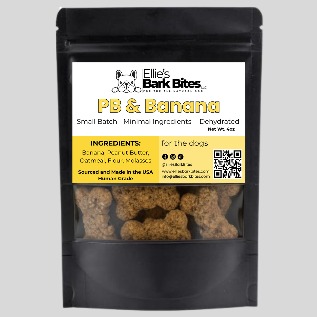 🥜PB & Banana Bite🍌All Natural Dog Treats