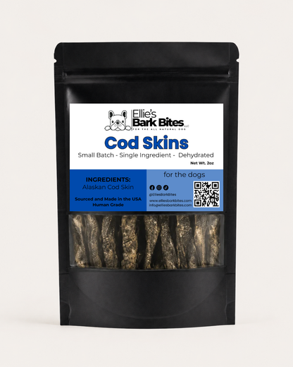 Wild-Caught Alaskan Cod Skins