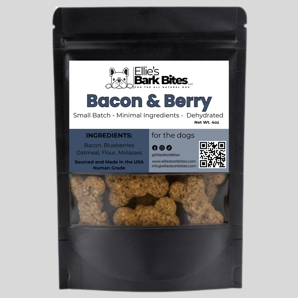 🥓Bacon & Berry Bites🫐 All Natural Dog Treat