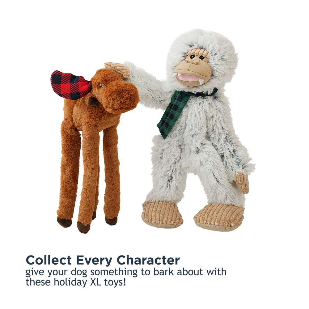 Yeti with Scarf Rope Body Dog Toy