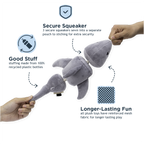 Tall Tails Shark Jointed Shake Play Dog Toy