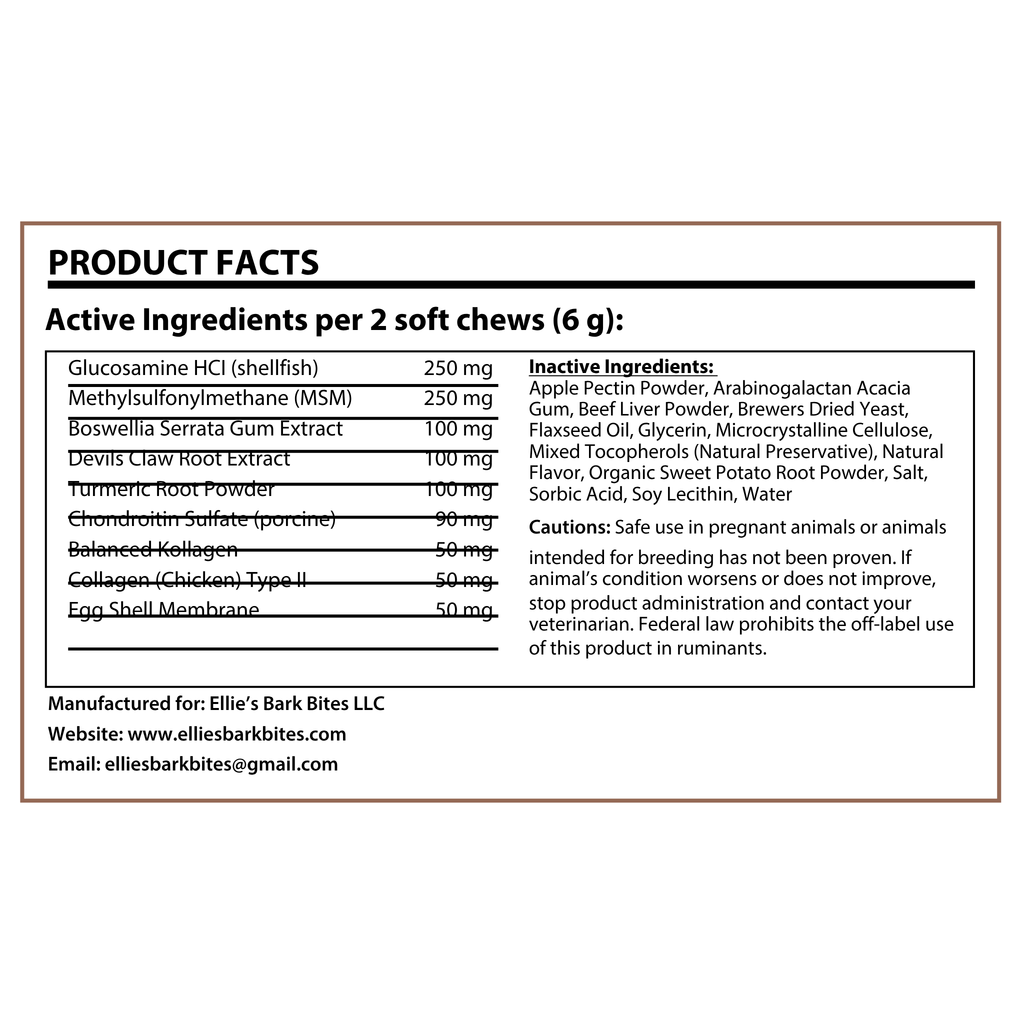 Canine HIP & JOINT Soft Chews