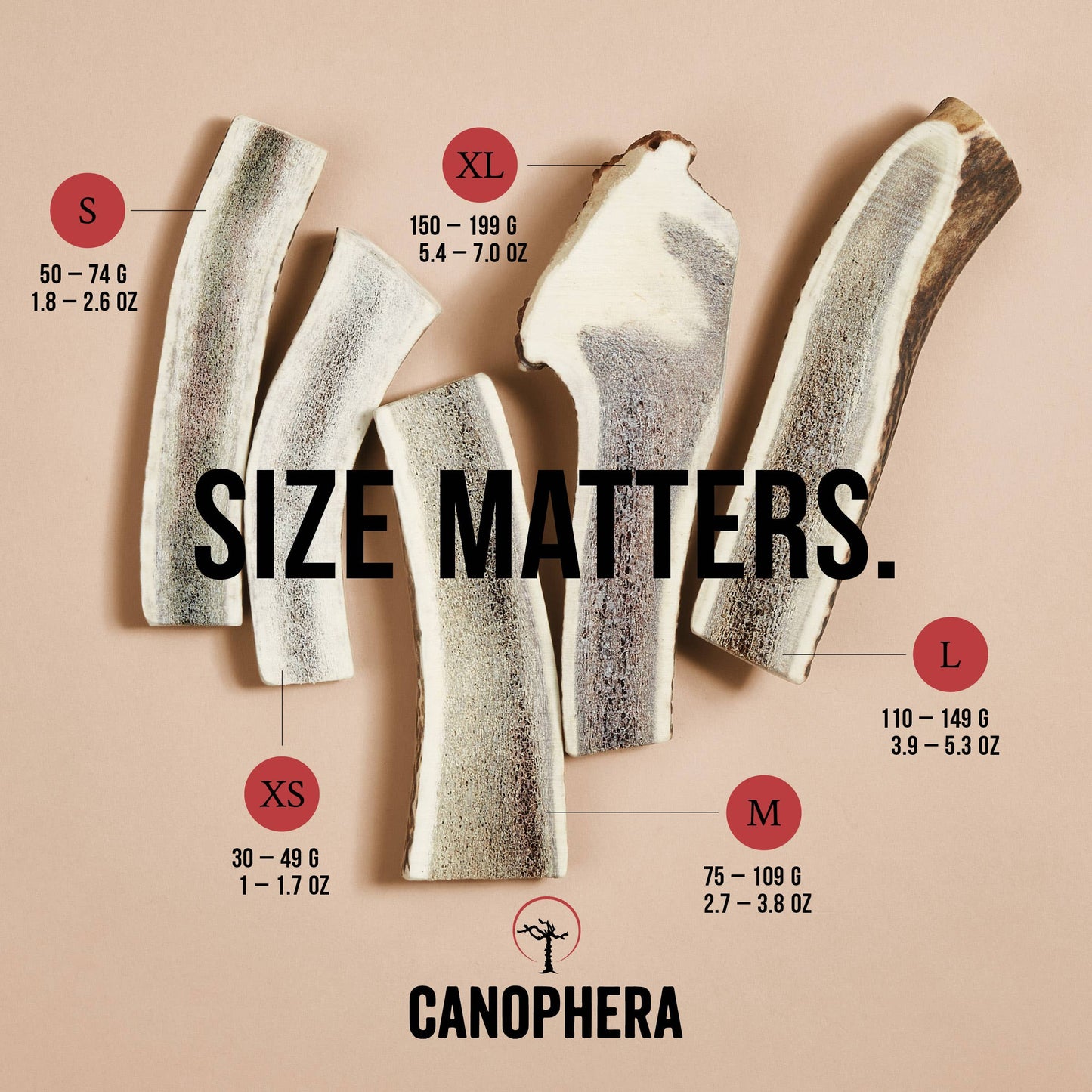 Split Red Deer Antler Chews