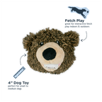 Grizzly 2-in-1 Fetch Ball Dog Toy