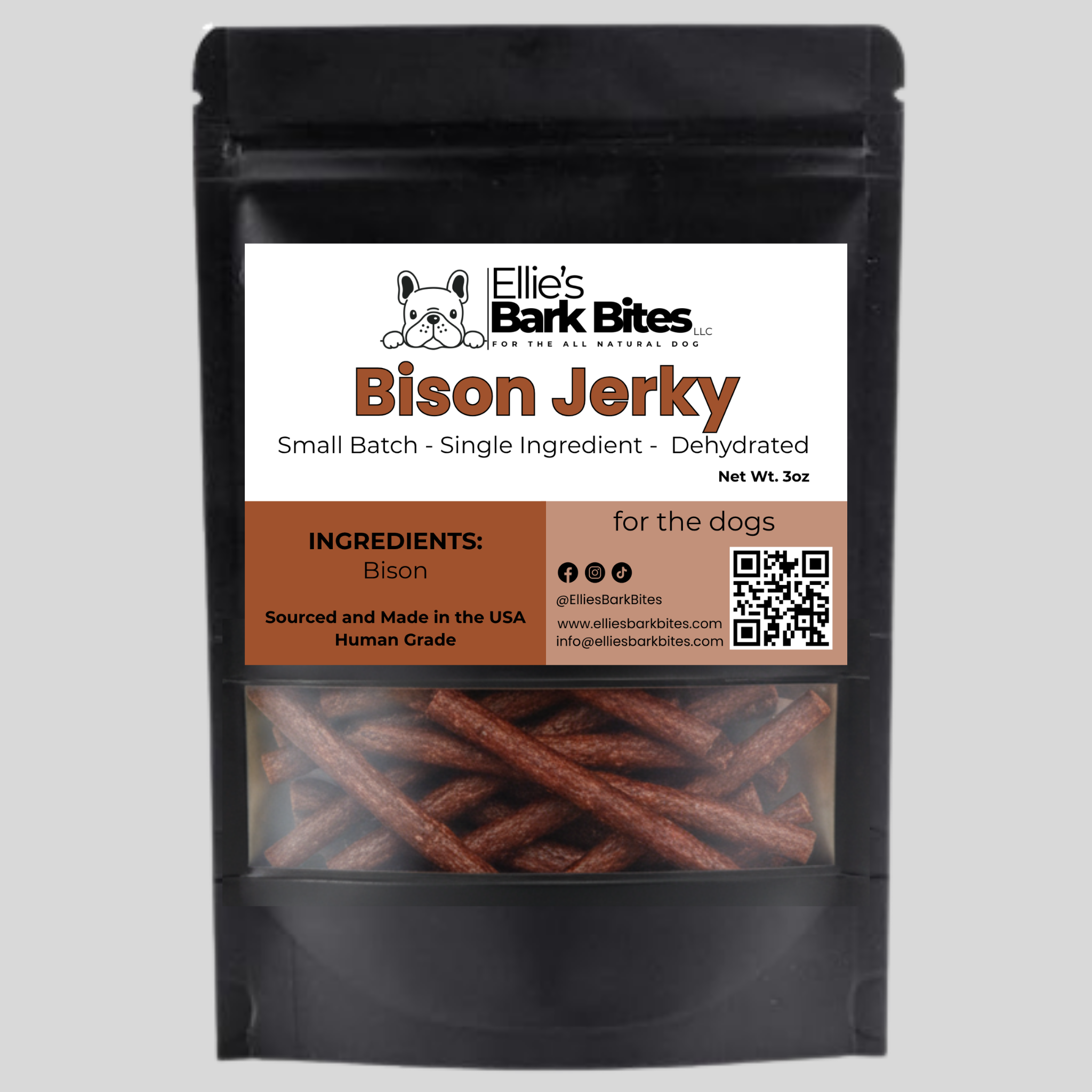 🦬Bison Jerky Sticks✨ All Natural Dog Treats