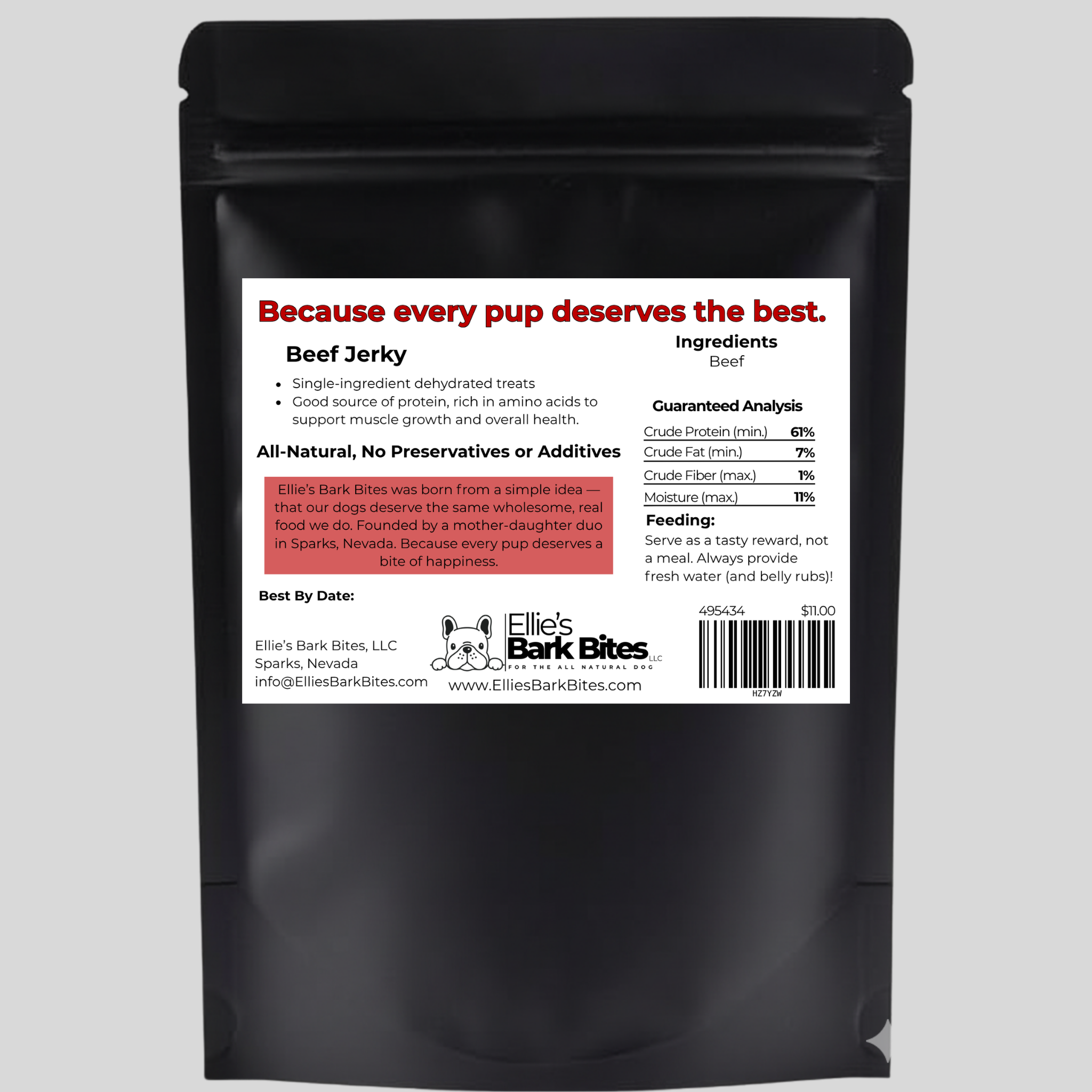 🥩Beef Jerky🐾 All Natural Dog Treats