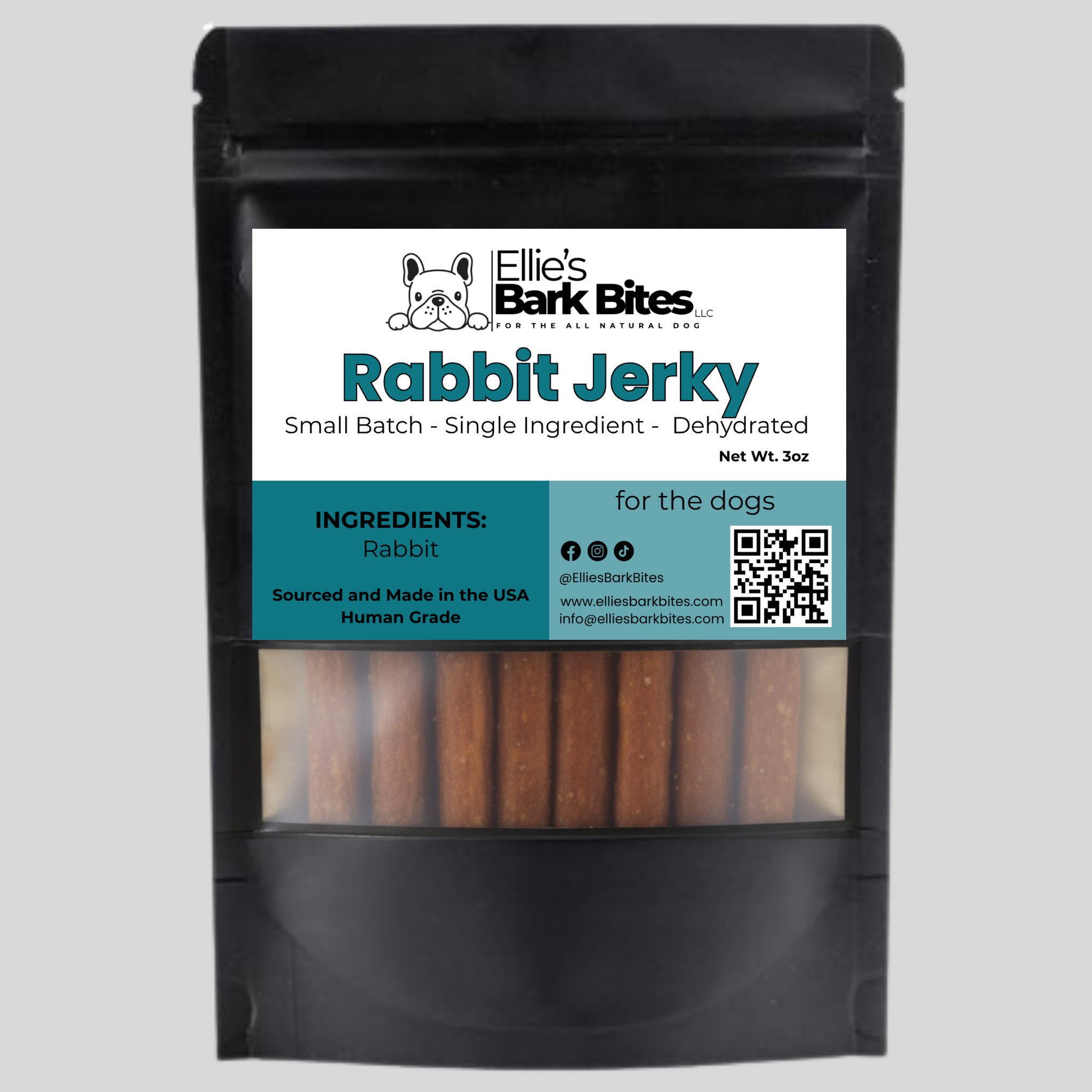 🐇Rabbit Jerky Sticks ✨All Natural Dog Treats