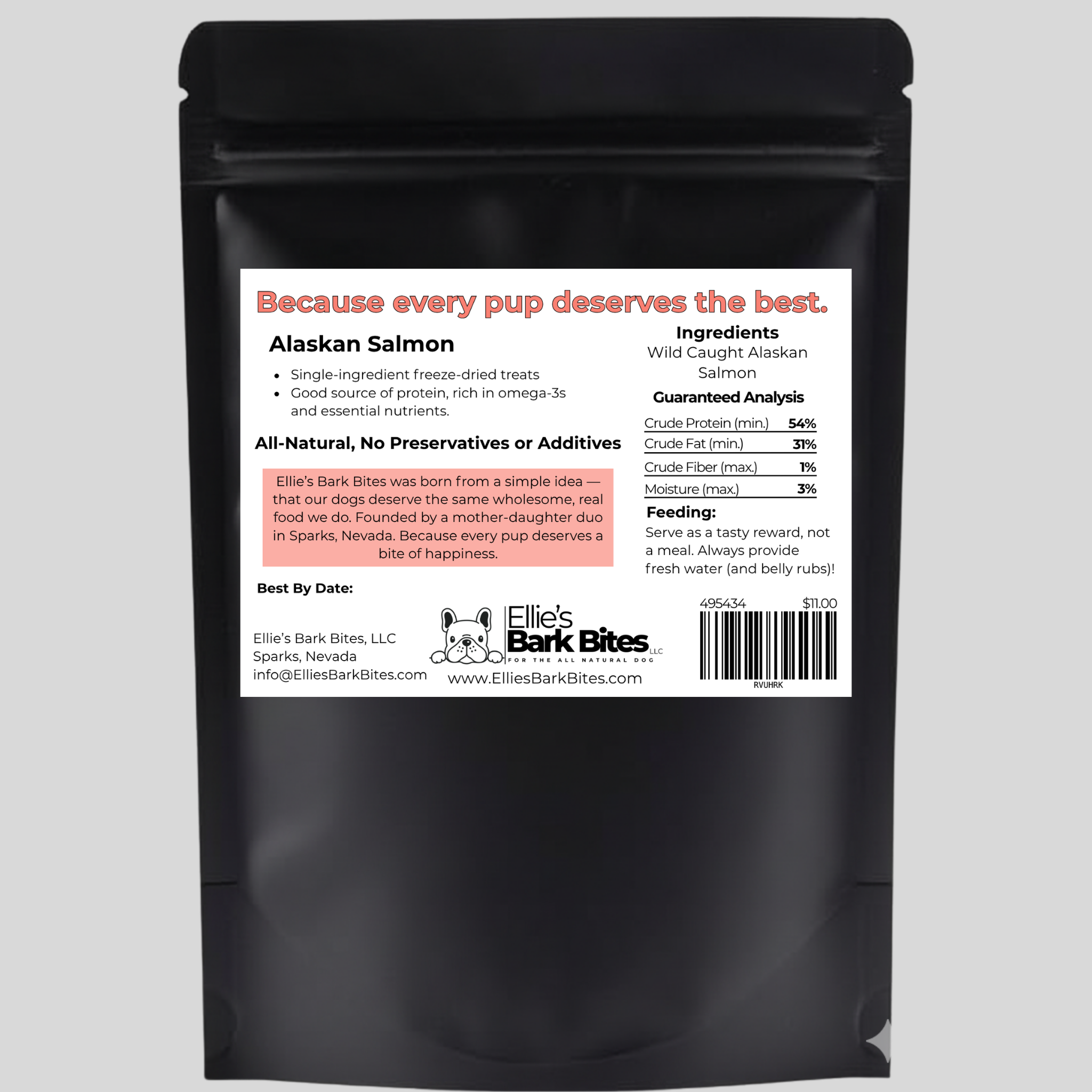 ❄️Freeze-Dried Wild Alaskan Salmon🐟 All Natural Dog and Cat Treats