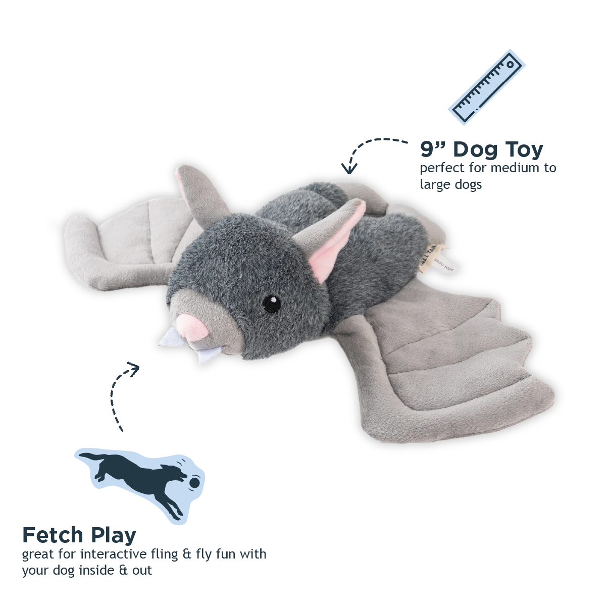 Bat Fling and Fetch Toy