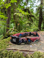 ⛰️ Handcrafted Sunrise Peaks Dog Collar 🐾