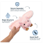 Pig Fling and Fetch Toy For Dogs