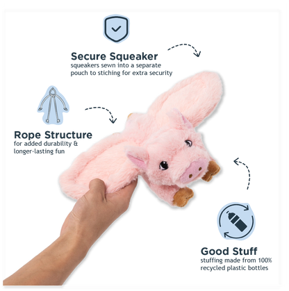 Pig Fling and Fetch Toy For Dogs