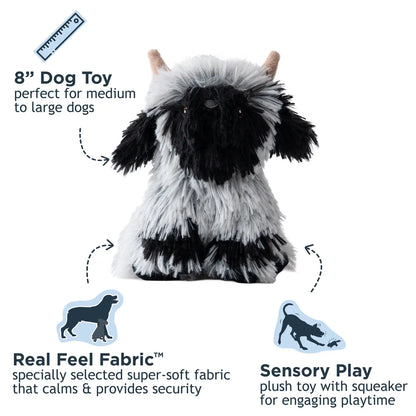 Highland Sheep with Squeaker Dog Toy