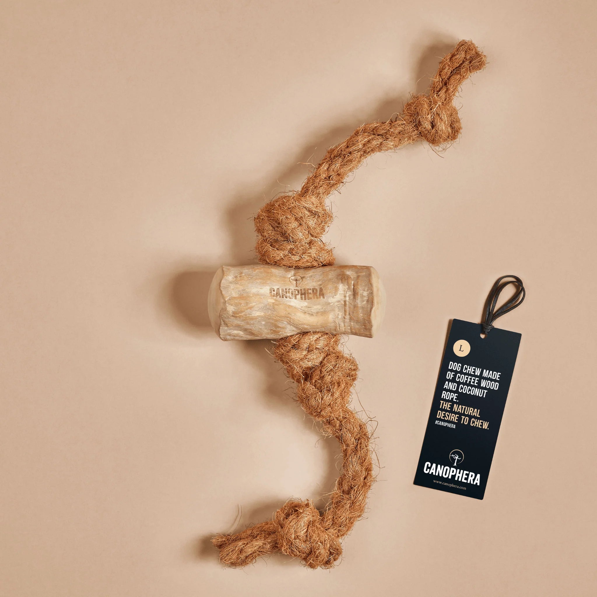 Coffee Wood + Coconut Rope Chews