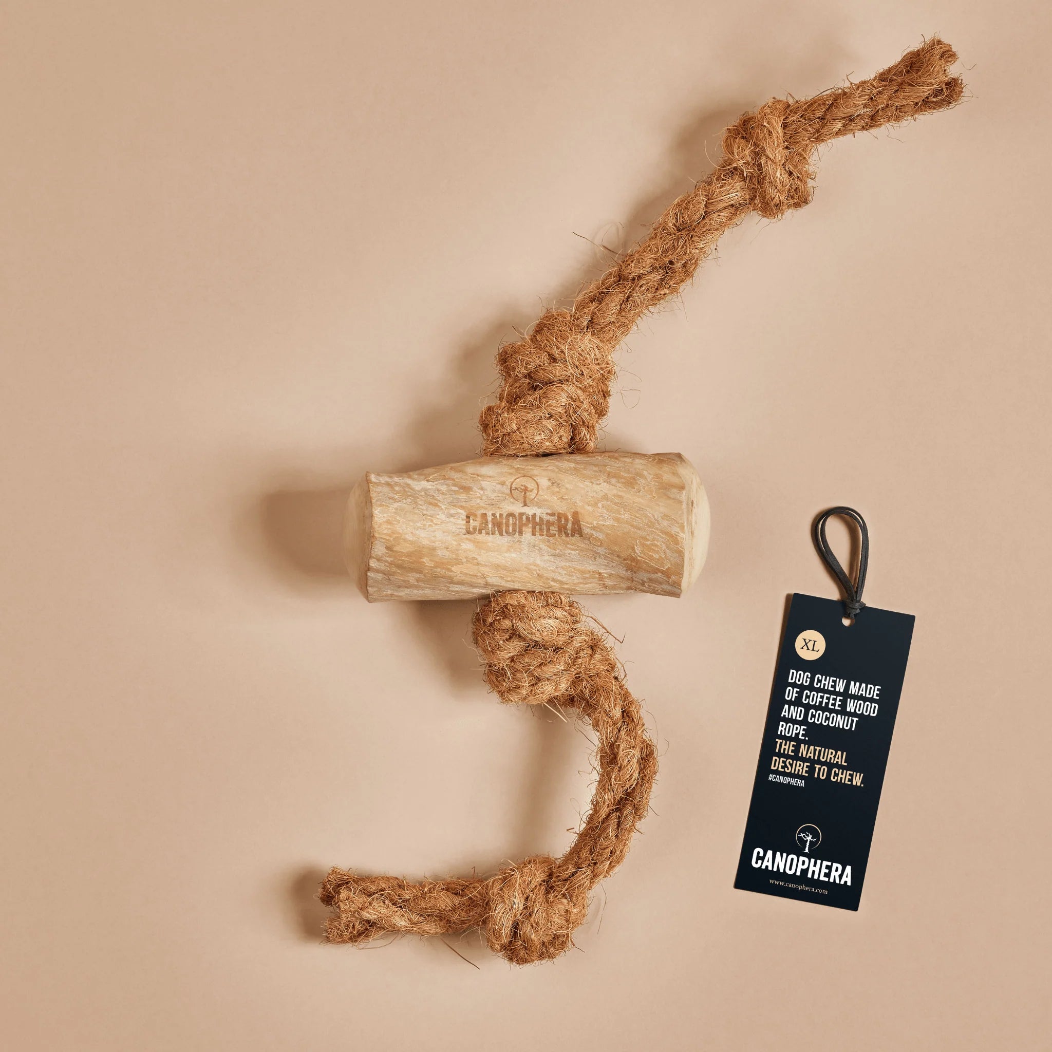 Coffee Wood + Coconut Rope Chews