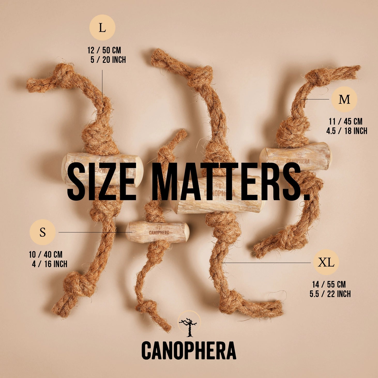 Coffee Wood + Coconut Rope Chews