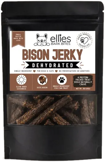 Bison jerky chews